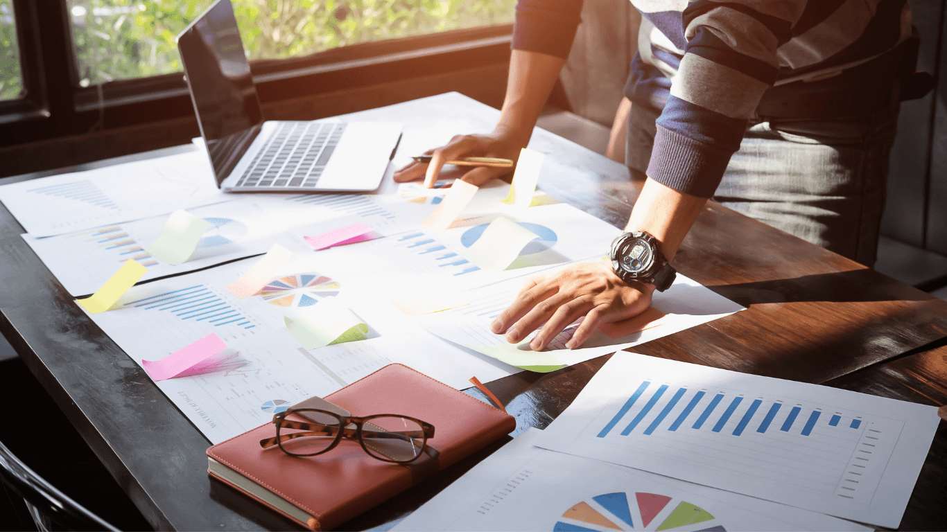 Graphiques et analyse de données sur un ordinateur portable